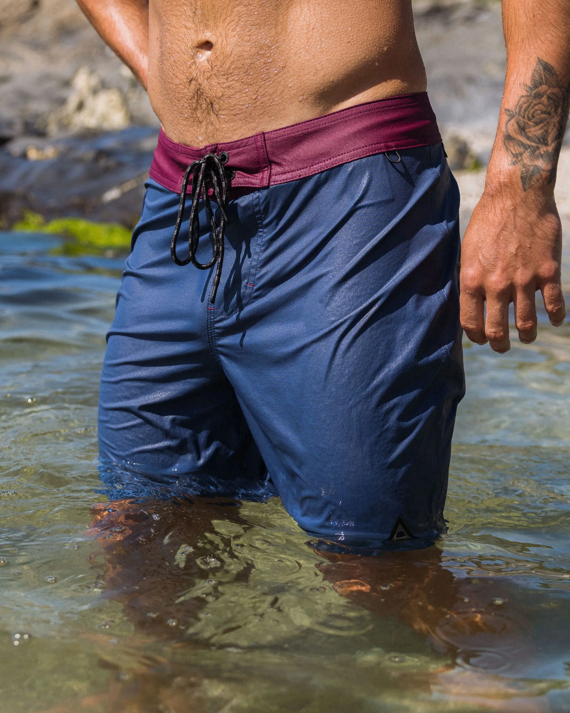 Cruiser NetPlus® 19" Boardshort - Dunkles Denim – Bild 4