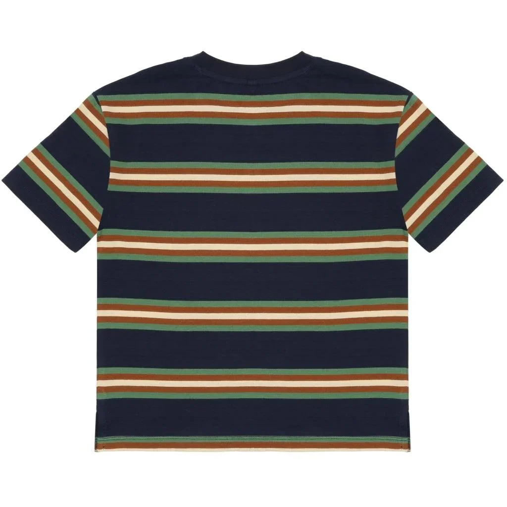 THE NEW - Tnleo Os S_S T-Shirt, Gestreift – Bild 3